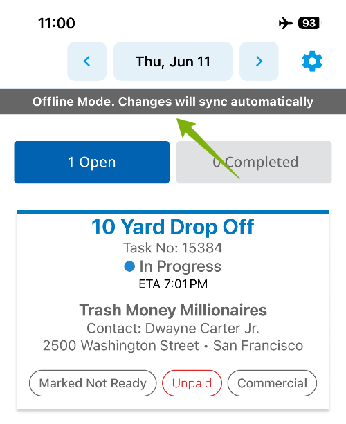 DK Mobile Offline Mode Banner w arrow.png